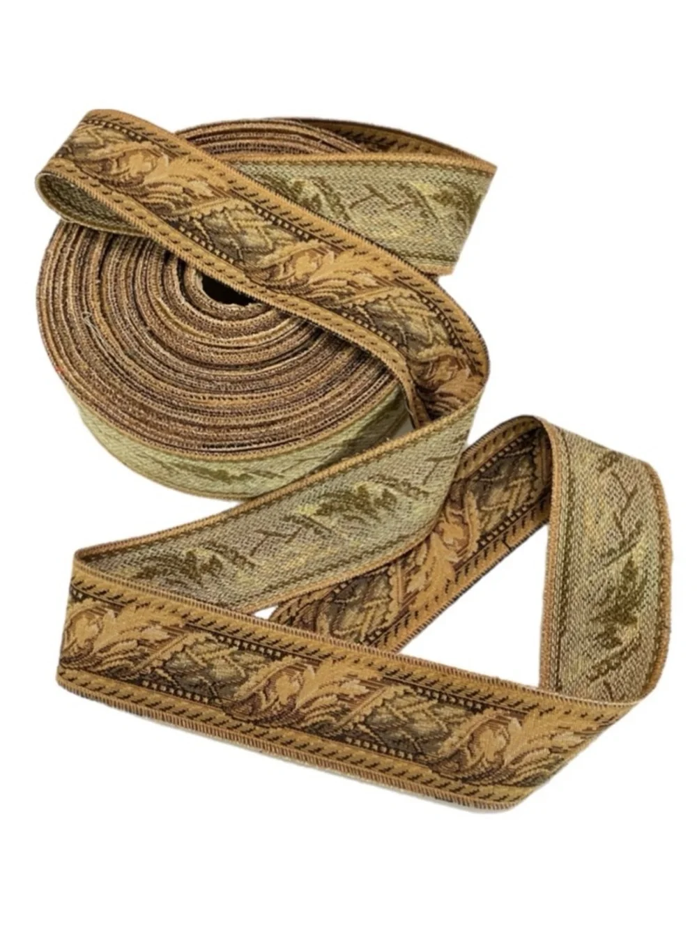 Acanthus Leaf Tapestry Border Fabric